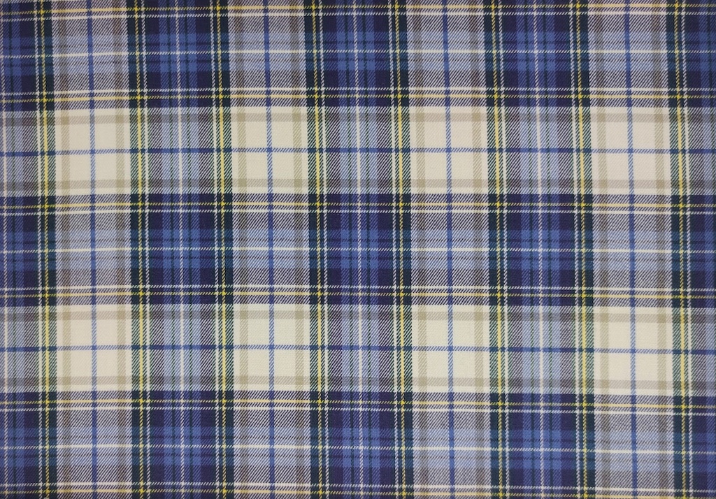 Viella tartan beige azul