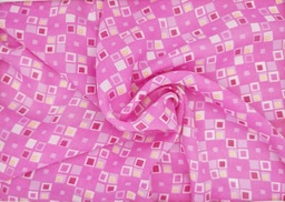 Georgette estampado fucsia